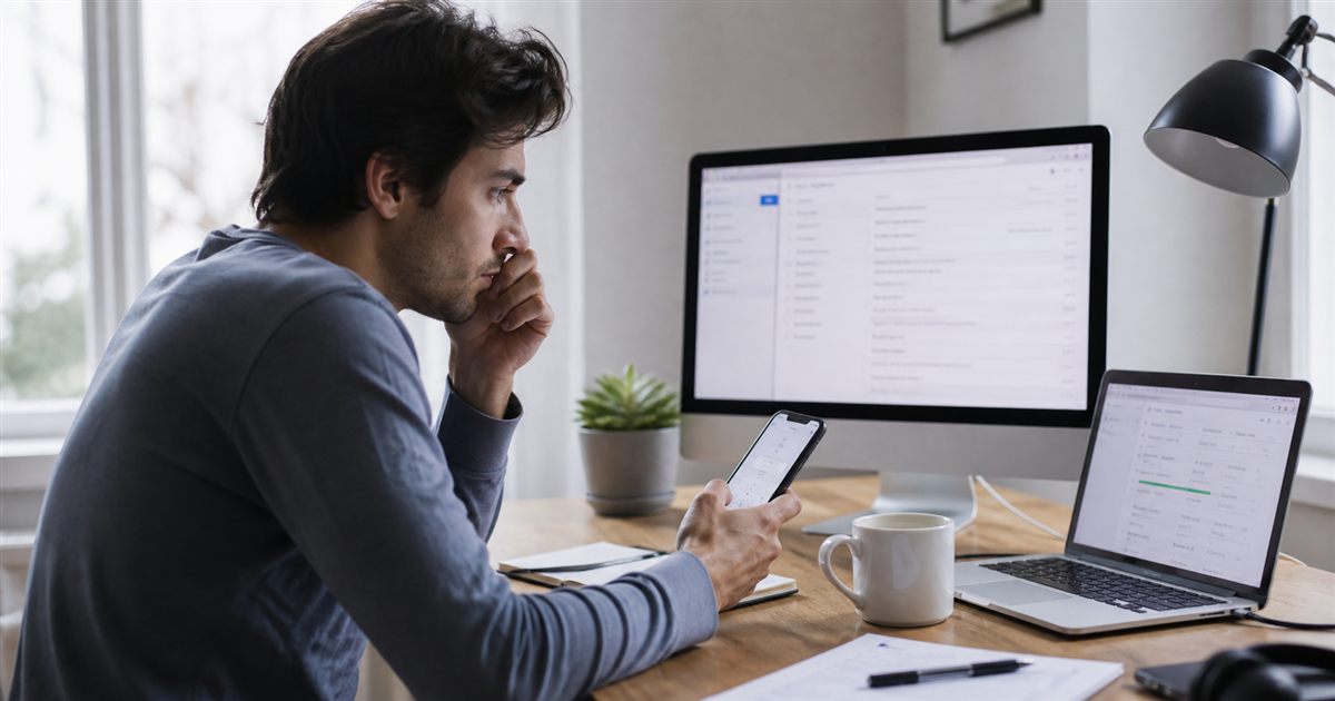 Email verification message traveling toward a secure inbox with delivery checks and a clock