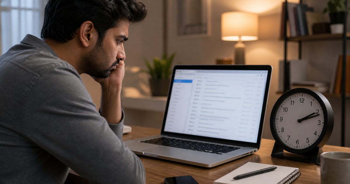Why Is an OTP Email Delayed and What Should You Do — an original TempMail Cloud visual explaining OTP email delayed