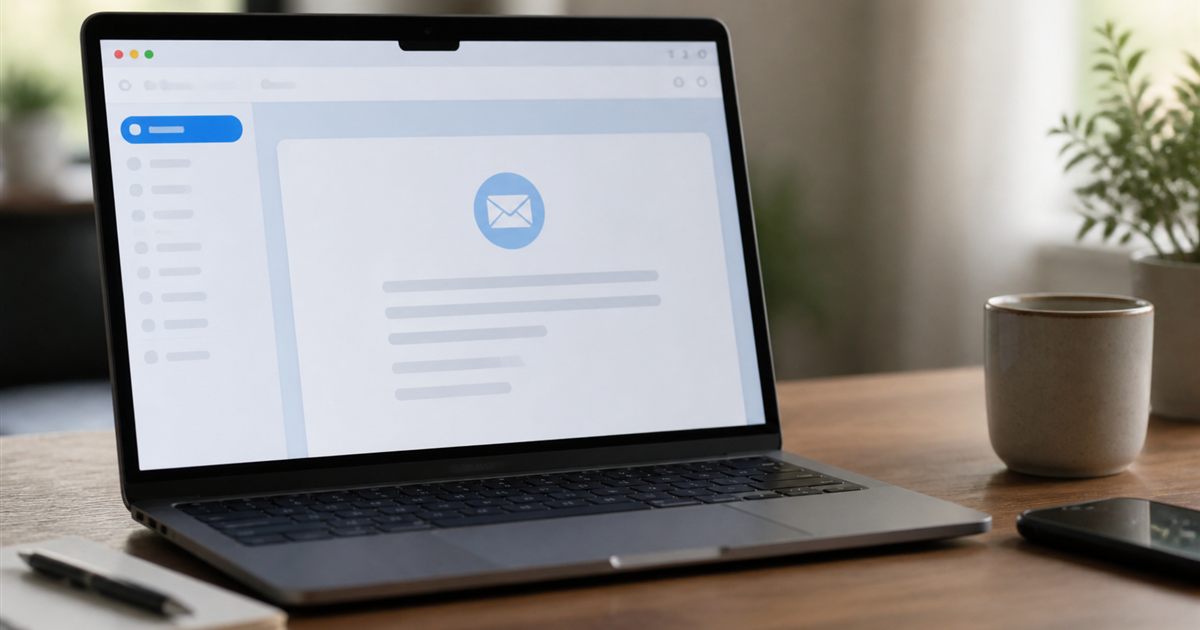 Incoming message entering a secure browser inbox without an account form